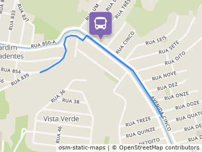 Mapa da parada