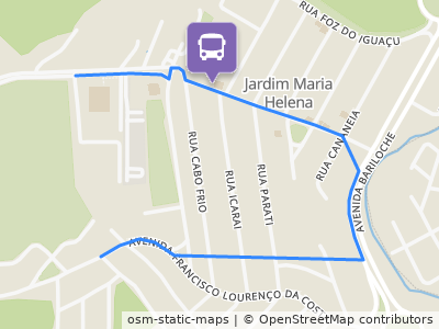 Mapa da parada