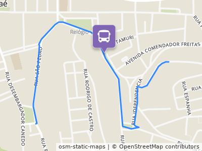 Mapa da parada
