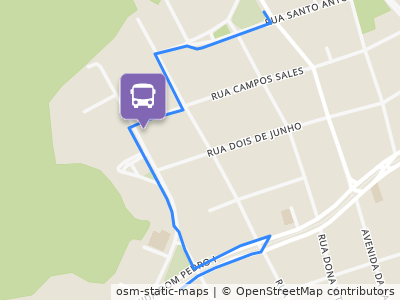 Mapa da parada