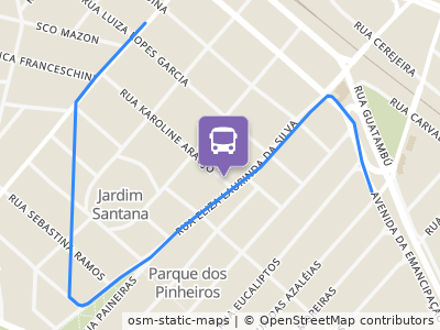 Mapa da parada