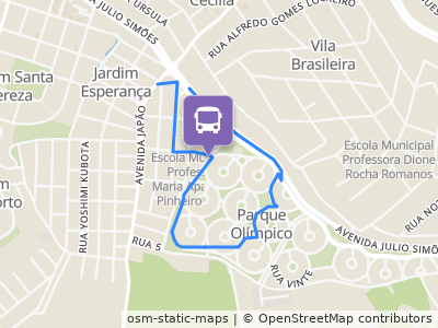 Mapa da parada