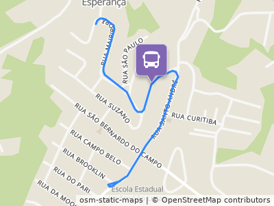 Mapa da parada