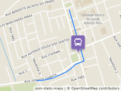 Mapa da parada