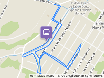 Mapa da parada