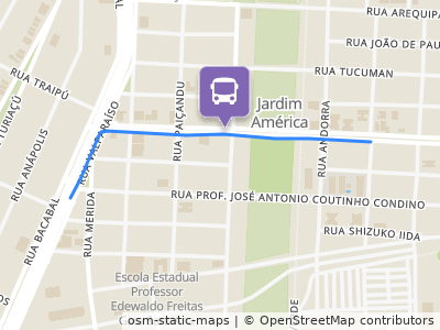 Mapa da parada