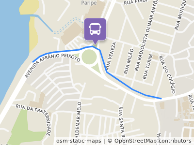 Mapa da parada