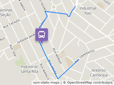 Mapa da parada