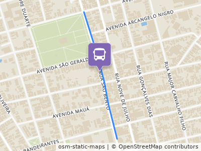 Mapa da parada