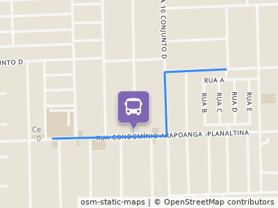 Mapa da parada