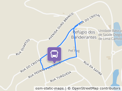 Mapa da parada
