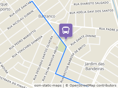 Mapa da parada