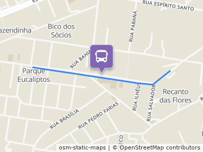 Mapa da parada