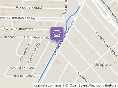 Mapa da parada