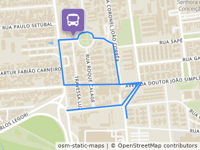 Mapa da parada