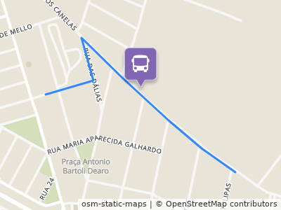 Mapa da parada