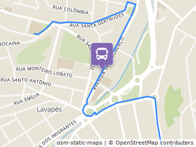 Mapa da parada