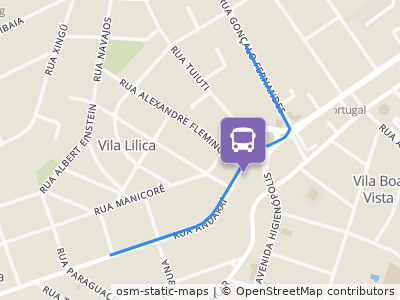 Mapa da parada