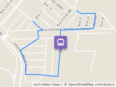 Mapa da parada