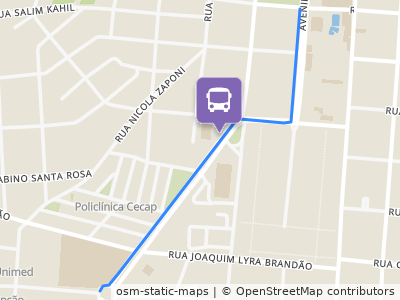 Mapa da parada