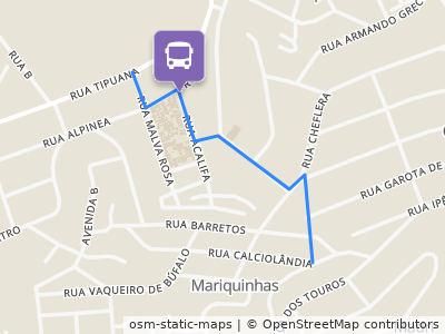 Mapa da parada