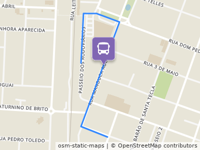 Mapa da parada