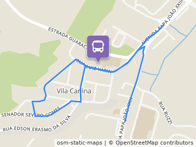 Mapa da parada