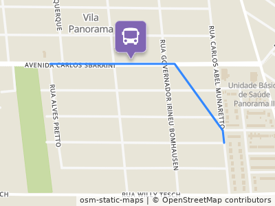 Mapa da parada