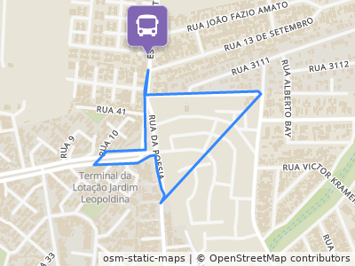 Mapa da parada