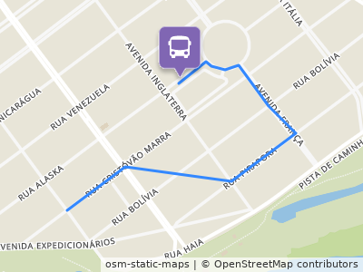Mapa da parada