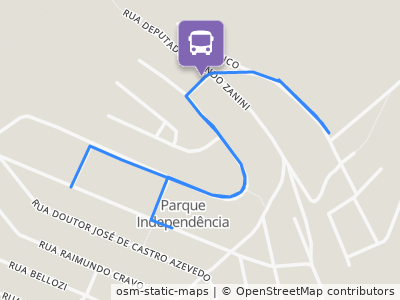 Mapa da parada