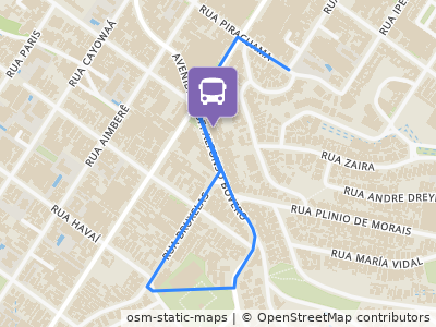 Mapa da parada