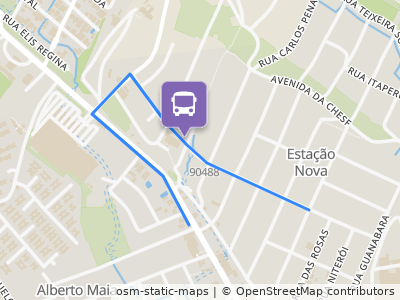 Mapa da parada