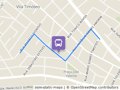 Mapa da parada