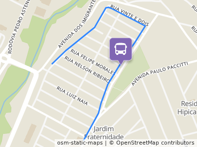 Mapa da parada