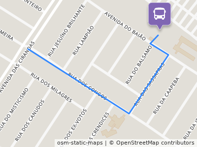 Mapa da parada