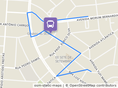 Mapa da parada