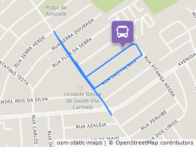 Mapa da parada