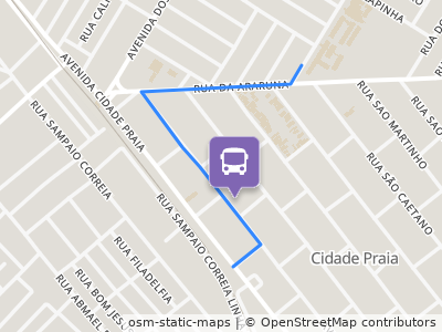 Mapa da parada