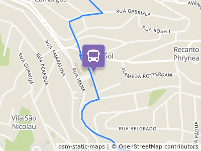 Mapa da parada