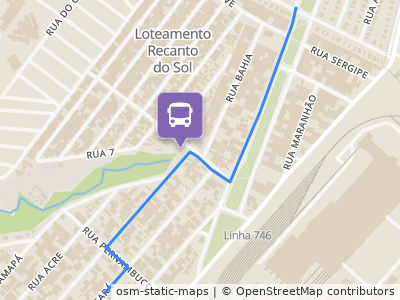 Mapa da parada
