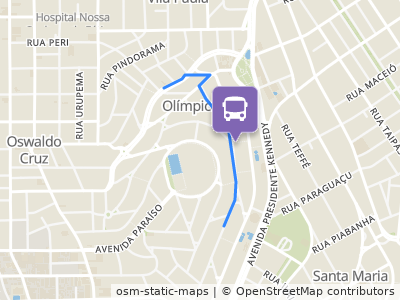 Mapa da parada