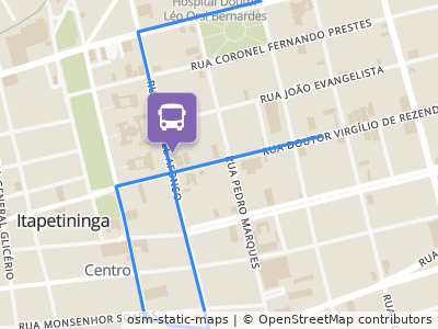Mapa da parada