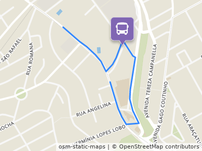 Mapa da parada