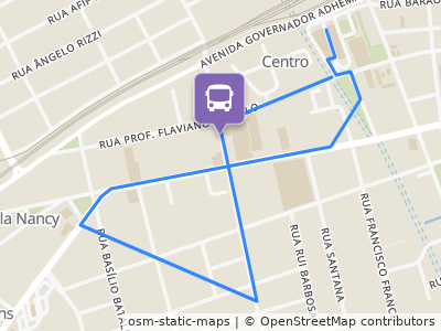 Mapa da parada