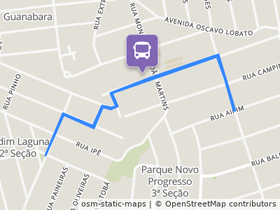Mapa da parada