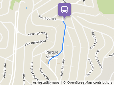 Mapa da parada