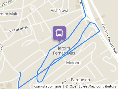 Mapa da parada