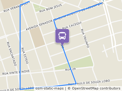 Mapa da parada