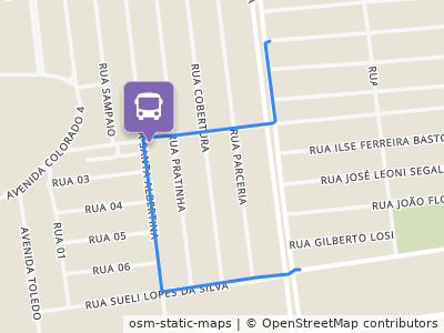 Mapa da parada